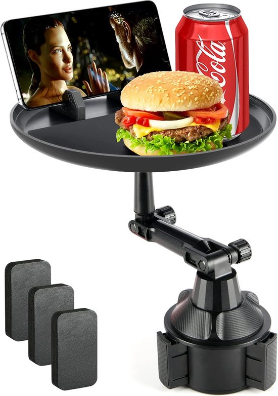 Car Drink Holder Tray, Car Tray Table om te eten met mobiele ...