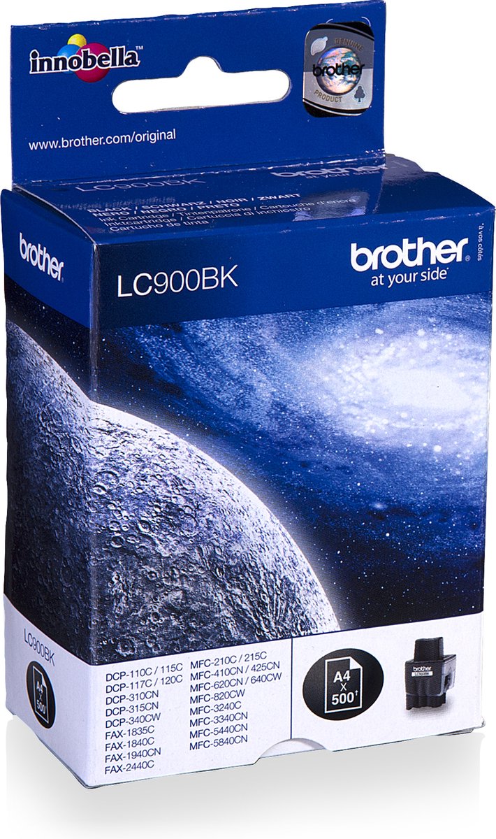 Brother LC-900BK - Inktcartridge / Zwart