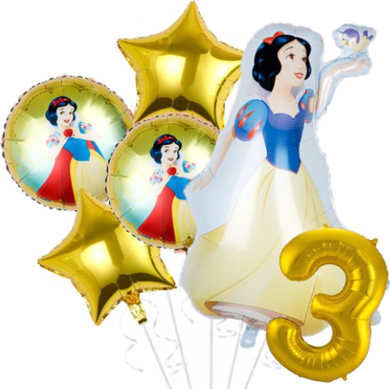 Sneeuwwitje ballon set - 100x71cm - Folie Ballon - Prinses - Themafeest - 3 jaar - Verjaardag - Ballonnen - Versiering - Helium ballon