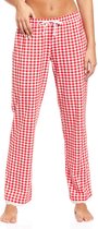 Pussy Deluxe - Red Plaid Pyjamabroek - L - Rood
