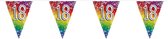 Slinger - 18 Jaar - Vlaggenlijn - 6 Meter - Verjaardag - Leeftijd - 18 - Cijfer - Folie - Birthday - Feest - Feestdecoratie - Decoratie - Versiering - Multi - Regenboog - Rainbow