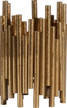 BePureHome Waxinehouder Uneven - Metaal - Antique Brass - 18x12x12