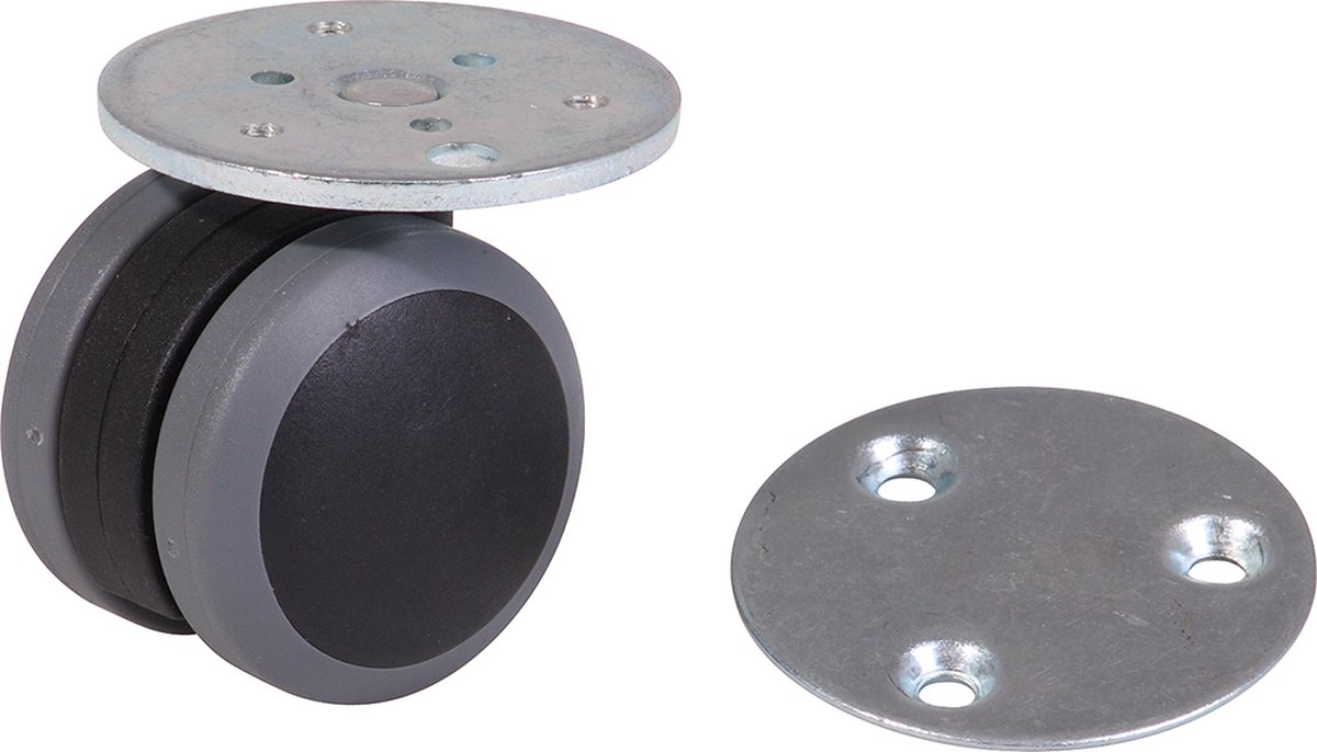 Nilfisk zwenkwiel dubbel King/GD1000 serie (1471040500)