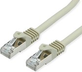 VALUE S/FTP-kabel Cat.7, met RJ-45-connectoren (500 MHz / Klasse EA), grijs, 5 m