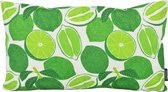 Sierkussen Lemons - Outdoor/Buiten Collectie | 30 x 50 cm | Katoen/Polyester