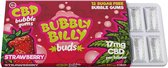 5 x Bubbly Billy Buds CBD 17mg Kauwgom Strawberry (x24)