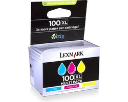 Lexmark 100XL - Inktcartridge Cyaan / Magenta / Geel