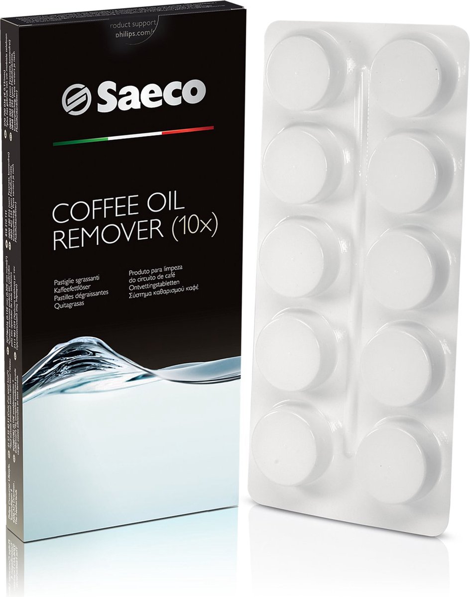 Kit entretien SAECO ( 1 détartrant 250 ml+ 10 tablettes dégraissage + 1  tube de graisse)