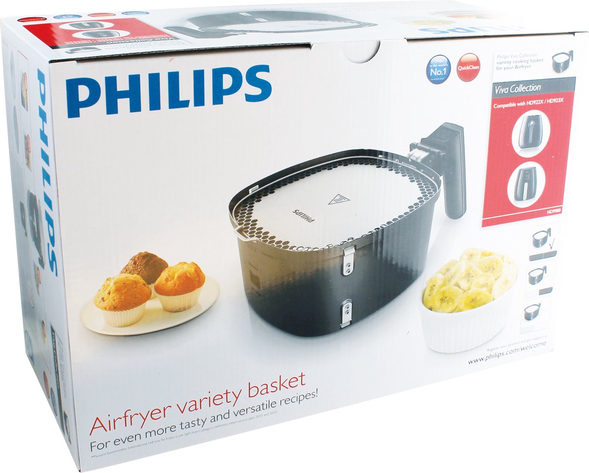 Philips Airfryer panier sans fond pour friteuse à air chaud CP0626/01