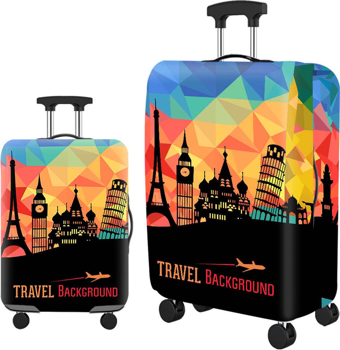 Housse de protection pour valise - Housse de valise élastique avec