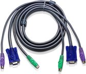 Câble clavier-vidéo-souris (KVM) Aten 2L5005P 5 m
