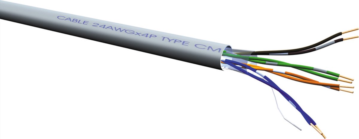 ROLINE UTP Kabel Cat.6A (Class EA), massief, 300m