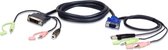 Aten VGA USB to DVI KVM Cable 3m toetsenbord-video-muis (kvm) kabel