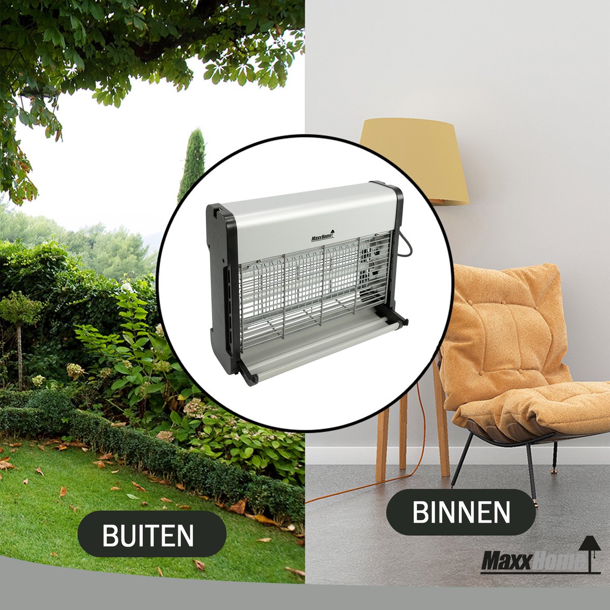 MaxxHome GC30 Insectendoder - Vliegenlamp - 2x15W