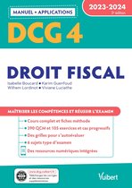 DCG 4 - Droit fiscal : Manuel et Applications 2023-2024