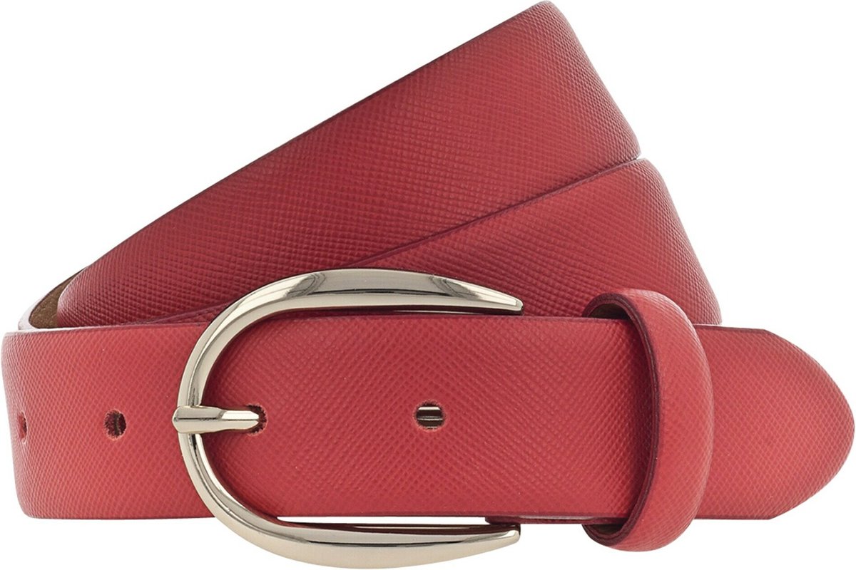 Vanzetti Leren Riem 30mm Leather Belt W105 Red Rood