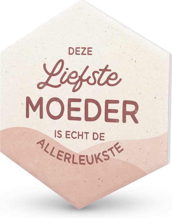 Keramieken Onderzetter ‐ Moeder - moederdag cadeautje