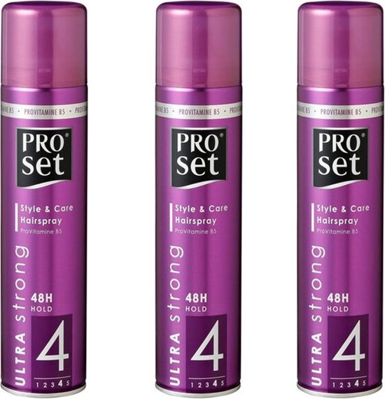 Proset Haarspray – Ultra Strong - 3 x 300 ml
