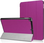 GadgetBay Paarse hoes voor iPad 2017 2018 Tri-Fold hardcase case