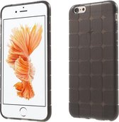GadgetBay iPhone 6 6s grijs geblokt hoesje TPU cover extra bescherming