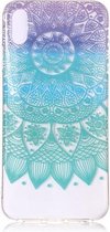 GadgetBay Mandala hoesje TPU iPhone XS Max Case - kleurrijk doorzichtig