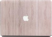 Lunso - cover hoes - MacBook Pro 13 inch (2016-2019) - houtlook lichtbruin