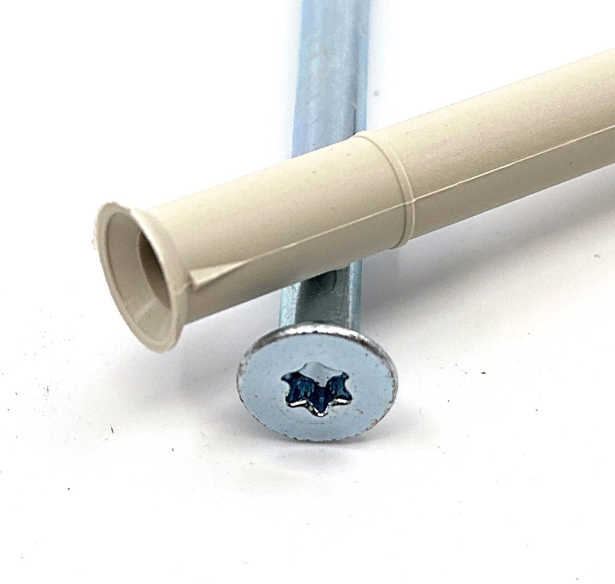 UFAST slagplug Ø 10 x 120 mm - Nylon plug met trompetkraag - Torx - Verzinkt - 10 stuks