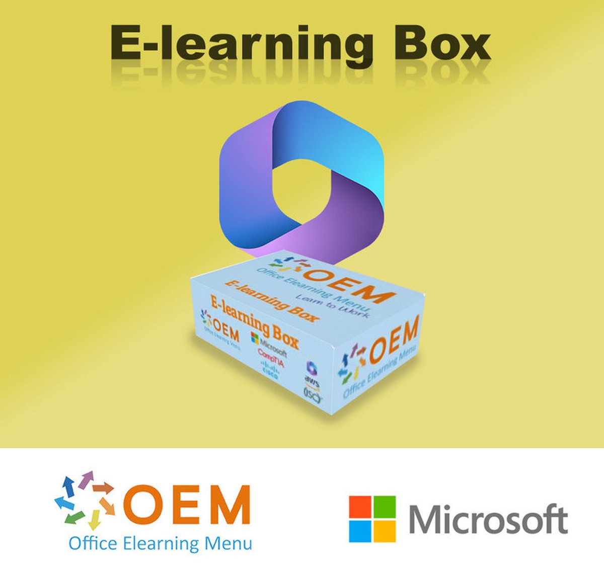 Office 365 E-Learning Training Cursus Box - OEM Office ELearning Menu