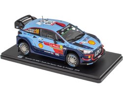 Vier Vaderdag met de opwinding van Rallyauto's in schaal 1:24! Hyundai i20 WRC - Sordo - Del Barrio - Rally de Portugal 2018 - Rally Cars 1:24 scale