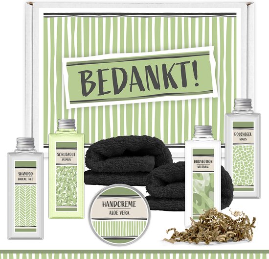 Foto: Brievenbus cadeau bedankt 7 producten 550 gram voor haar brievenbusdoosje doosje brievenbuspakketje pakketje brievenbuscadeautje cadeautje cadeaupakketje geschenk brievenbuscadeau vrouw vriendin moeder zus oma collega