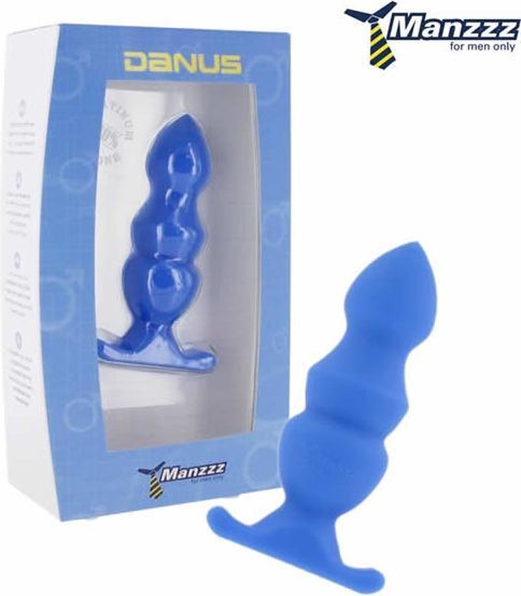 ManzzzToys - Danus Blauw - Buttplug