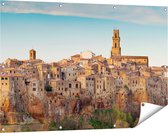 Gards Tuinposter Oude Stad in Toscane, Itali� - 120x80 cm - Tuindoek - Tuindecoratie - Wanddecoratie buiten - Tuinschilderij