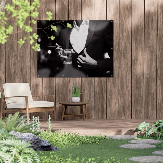 Tableau Sur Toile HYFBH – Lion En Costume – Art Animalier Gentleman – 60x90 Cm – Lot De 3 – Sans Cadre