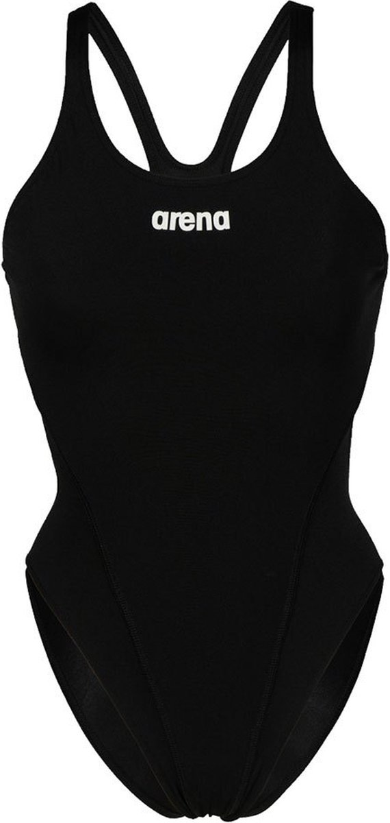 Arena W Team Swimsuit Swim Tech Solid Black-White