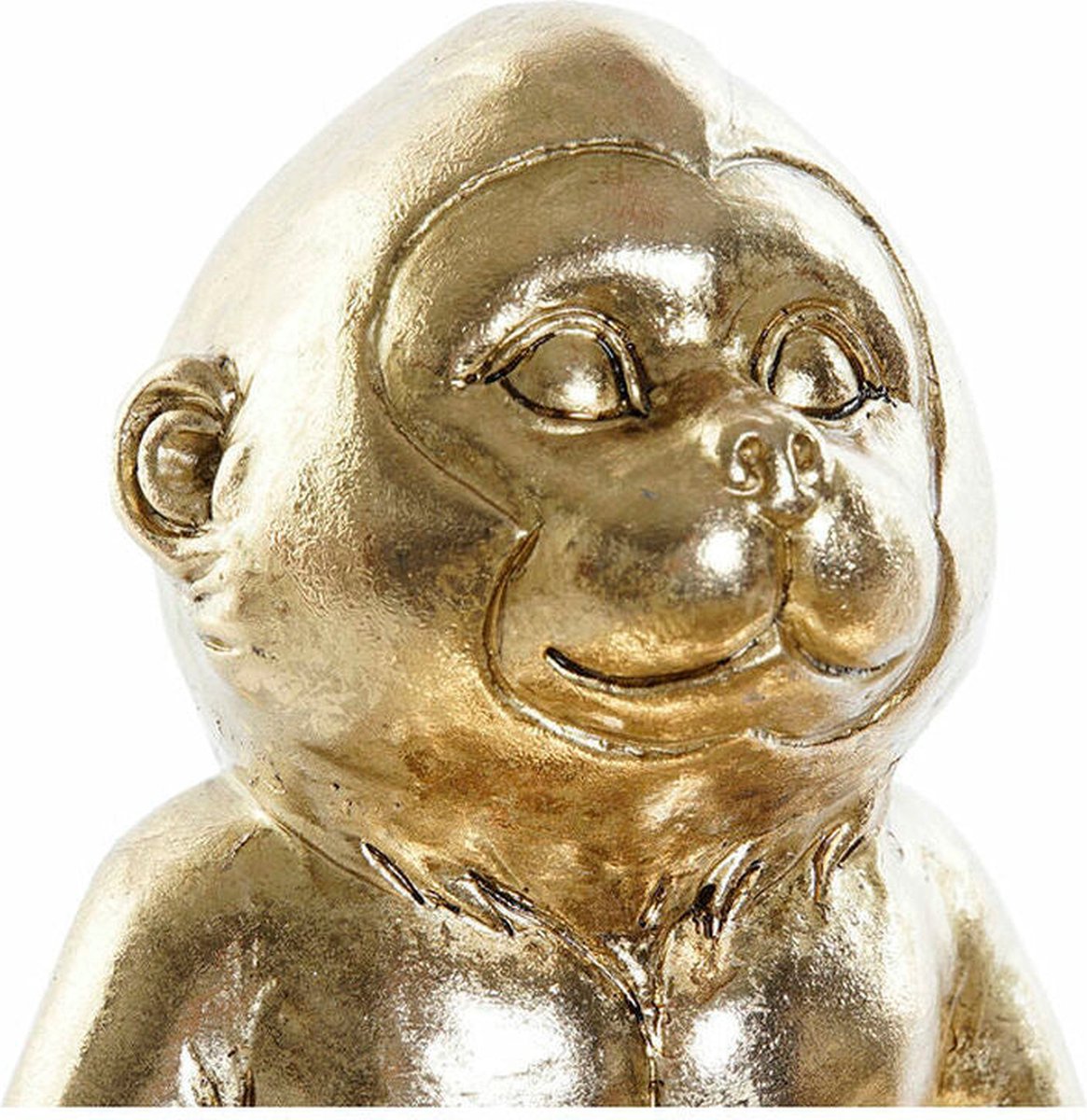 Decoratie Beeldje Gouden Aap (23 x 20.4 x 14.8 cm) | bol.com