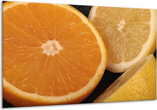 Peinture sur verre Cuisine | Jaune, orange, marron | 120x70cm 1Hatch | Tirage photo sur verre |  F004932