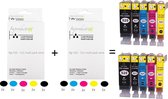 Improducts® Inkt cartridges - Alternatief Canon PGI-520 / CLI-521 XL 10 box