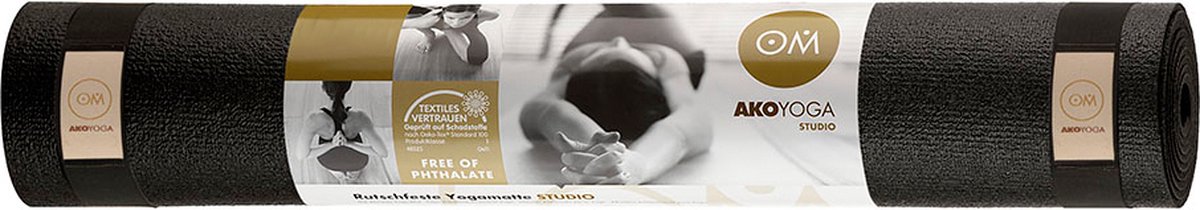 Studio Pro Yoga Mat - 4.5mm 2m Zwart