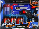 Attack Force dartpistool met accessoires .