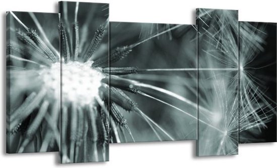 Peinture | Peinture sur toile fleur | Gris vert | 120x65cm 5 Liège | Tirage photo sur toile