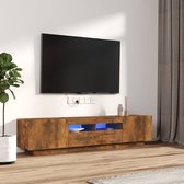 vidaXL - Tv-meubel - met - LED-verlichting - 180x35x40 - cm - sonoma - eikenkleurig