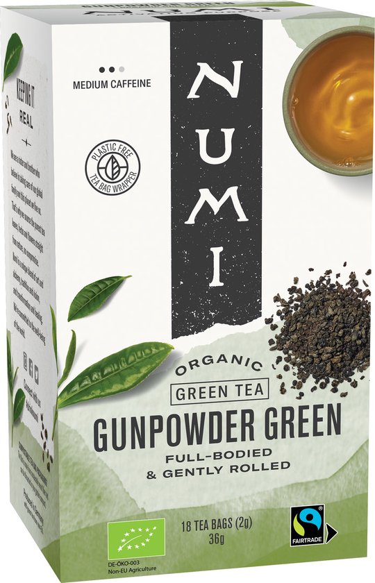 Numi Green tea gunpowder bio (18st) bol