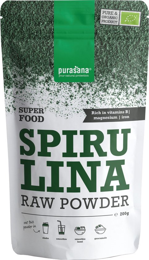 Poudre énergie Sportive PURASANA - Maca, Guarana, Spiruline - 250g - Neuf