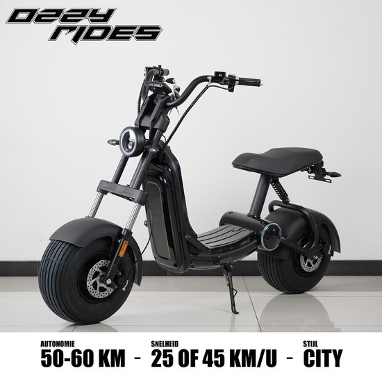Citycoco Ozzy Rides - Apex Batman Elektrische Scooter | 25km/u zonder  rijbewijs of... | bol
