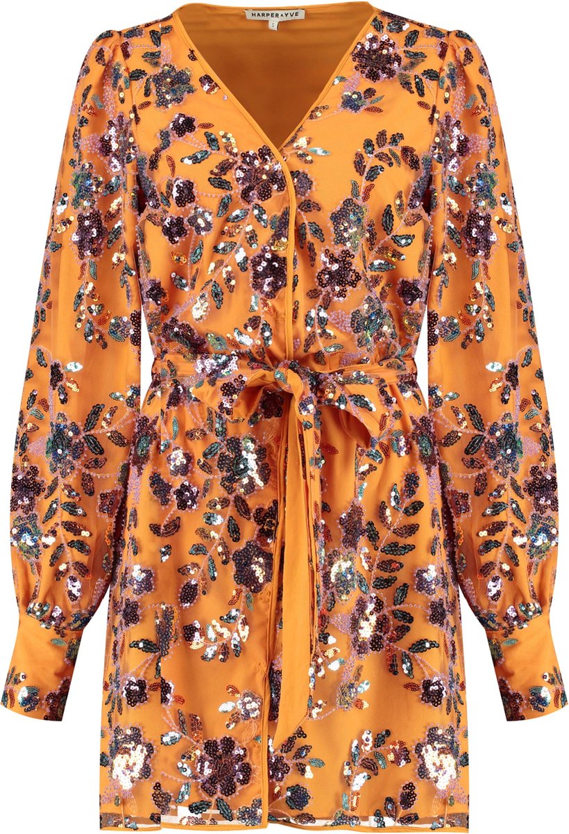Vero Moda Soepele avondjurk met pailletten, model 'NAJA' in zwart online kopen | P&C