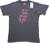 The Rolling Stones - Classic UK Heren T-shirt - M - Grijs