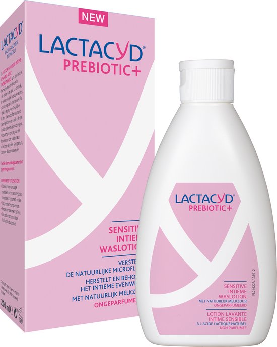 Lactacyd Prebiotic+ Sensitive - Intieme Waslotion Met Prebiotica - 200 ml