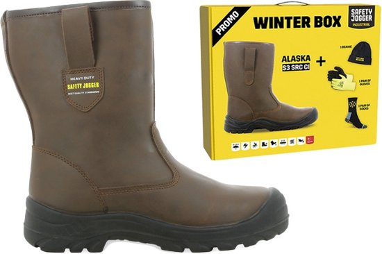 Foto: Werklaarzen merk safety jogger model alaska veiligheidsklasse s3 aanbieding winter box