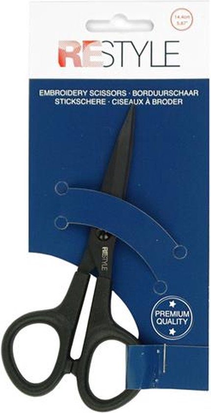 Borduurschaar - 12 cm – RVS Precisieschaar voor Borduren & N