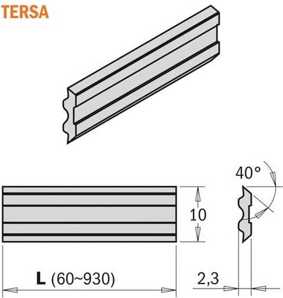 DeWALT DE7333 Een paar wisselbeitels 260mm